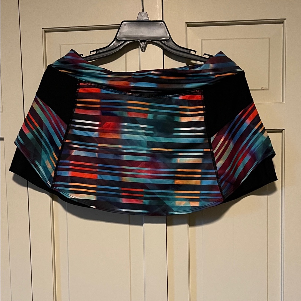 Athleta Multicolor Striped Skirt